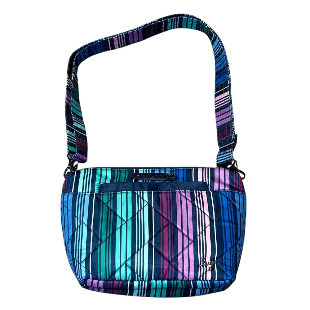 Lug Flare 2 Crossbody Bag Striped